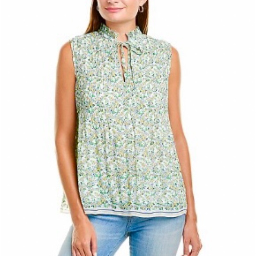 Max Studio Pleated Top